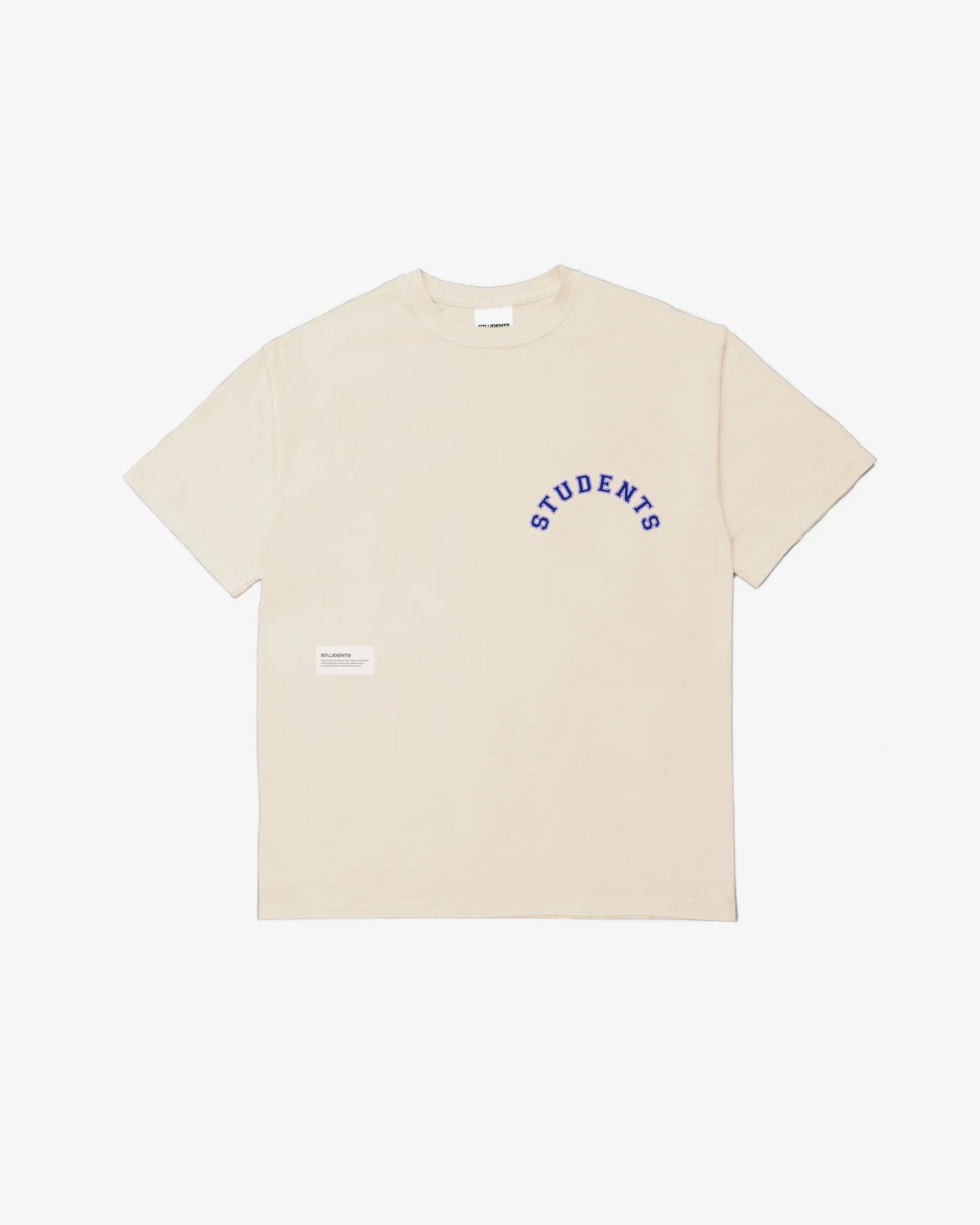 Students Golf University S/S T-shirt- Nude