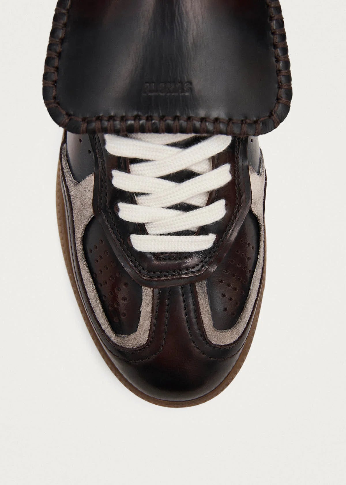 ALOHAS 490 Club Brushed Dark Chocolate Leather
