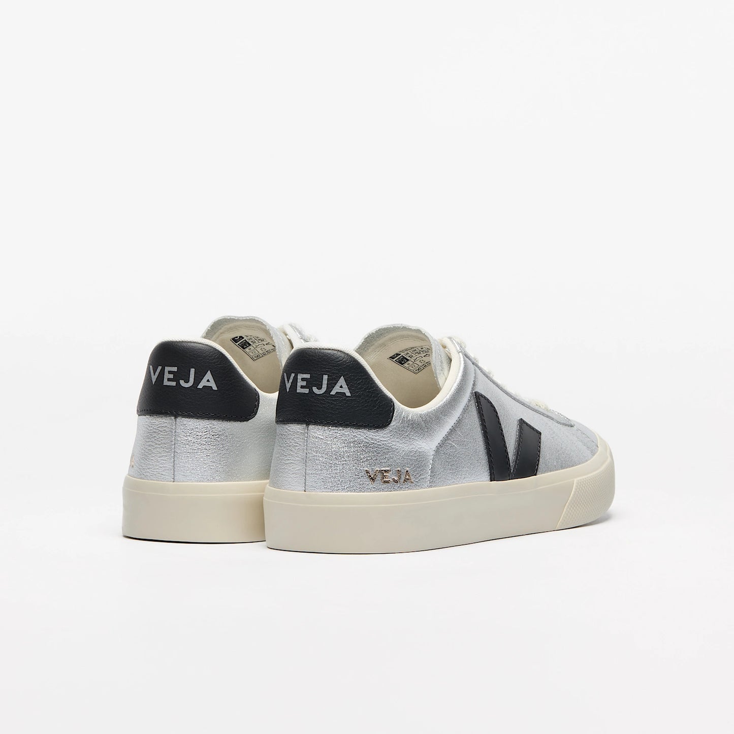 Veja Womens Campo - Silver Black