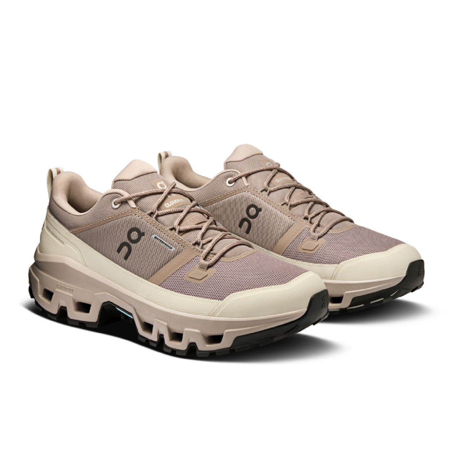 On Cloudrock Low WP Mens-Cinder Fog