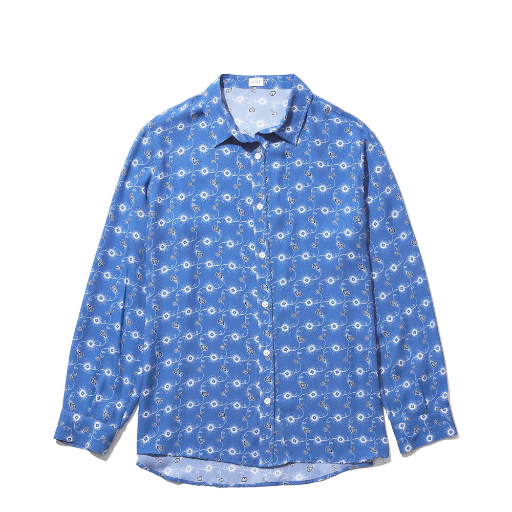 KULE The Silk Ponza- Denim Bandana