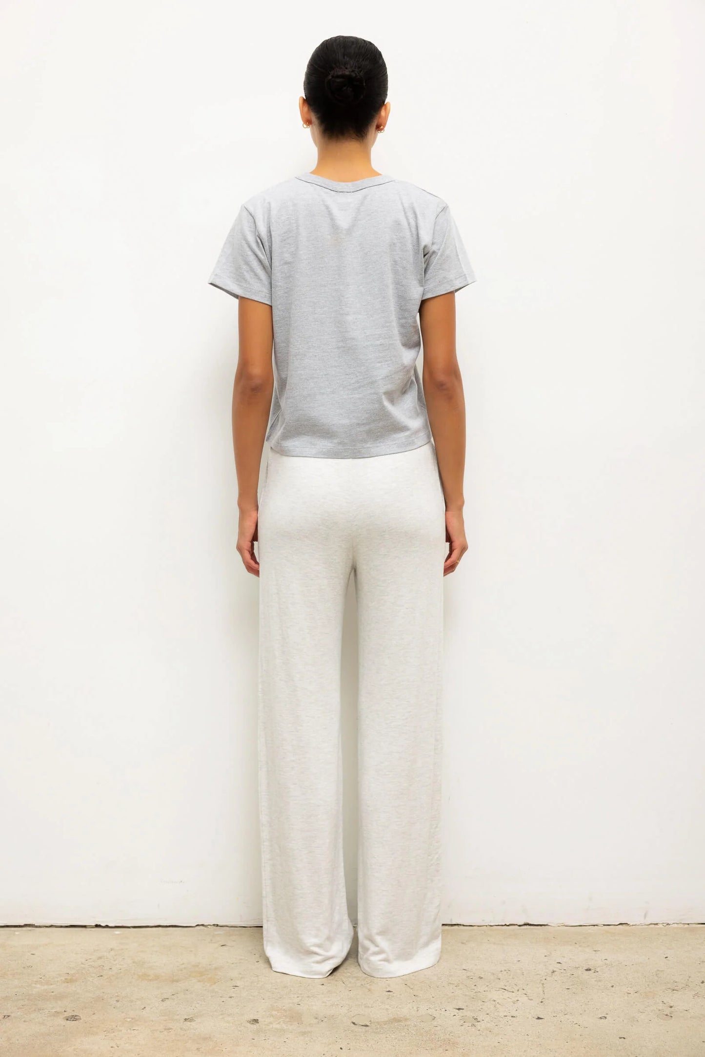 LESET The Margo Tee- Heather Grey