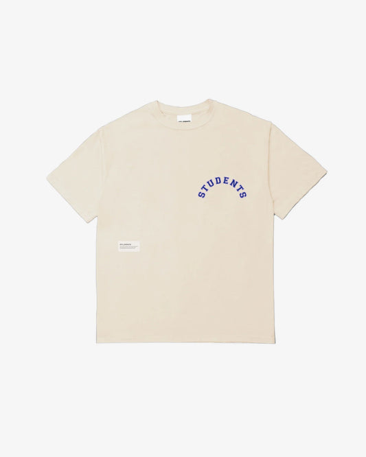 Students Golf University S/S T-shirt- Nude