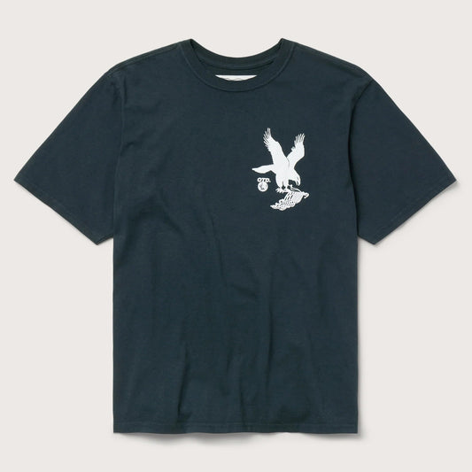 ONE OF THESE DAYS Where Eagles Dare TShirt- Washed Balck