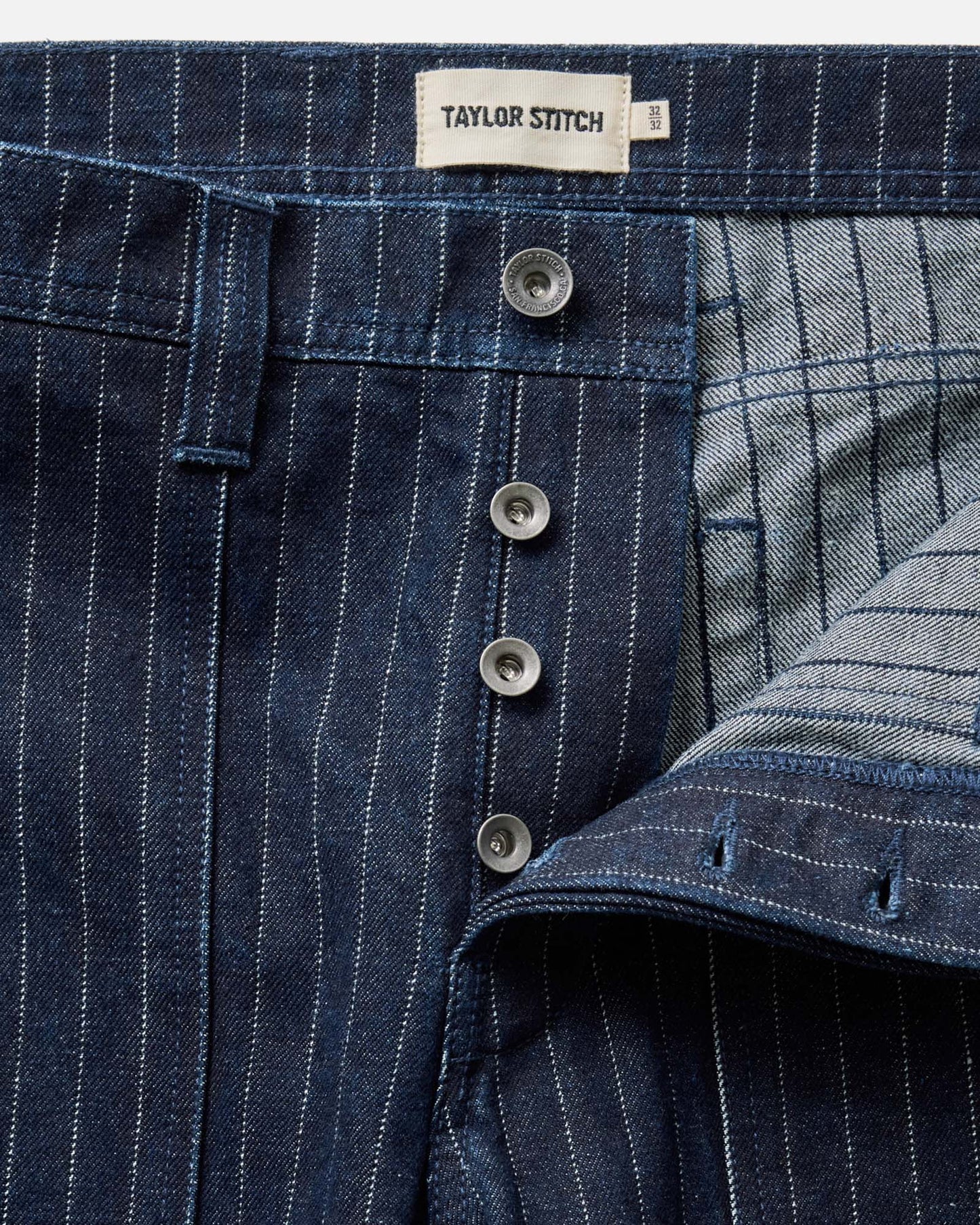 Taylor Stitch The Mariner Jean- Rinsed Indigo Dobby denim