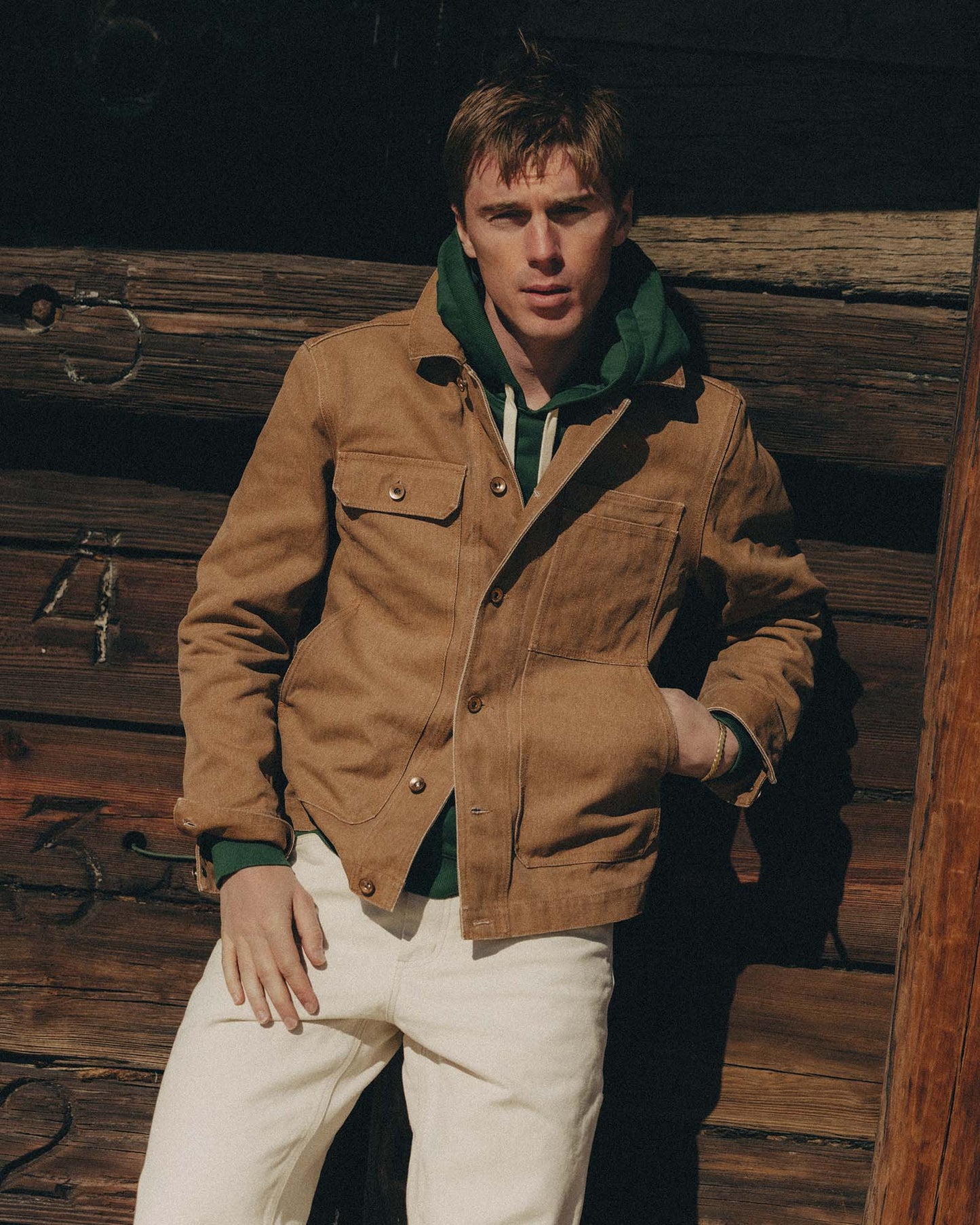 Taylor Stitch Longshore Jacket- Tobacco Chipped Canvas