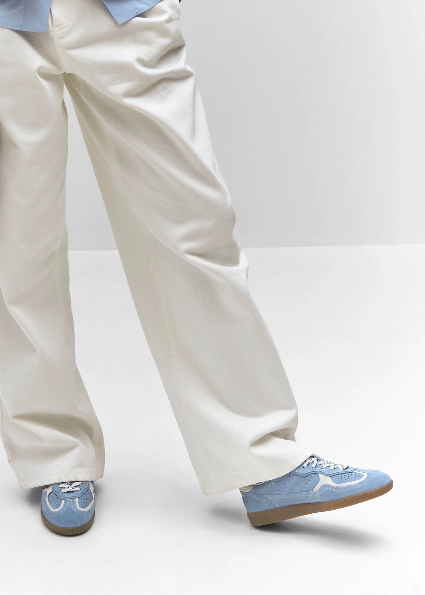 ALOHAS TB 490 Rife Cornflower Blue Cream Leather