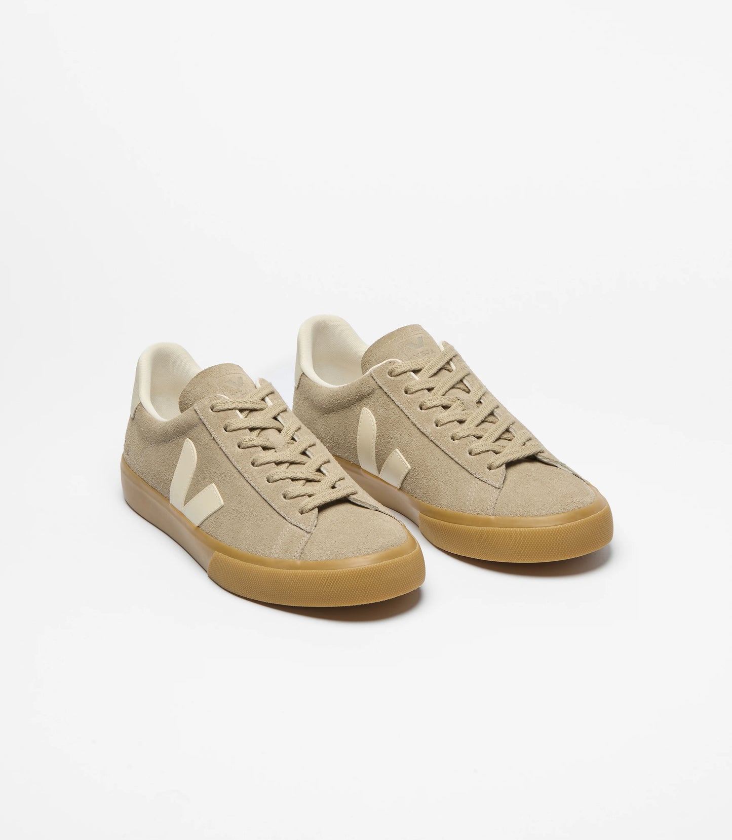 Veja Mens Campo Suede Taupe Pierre Natural