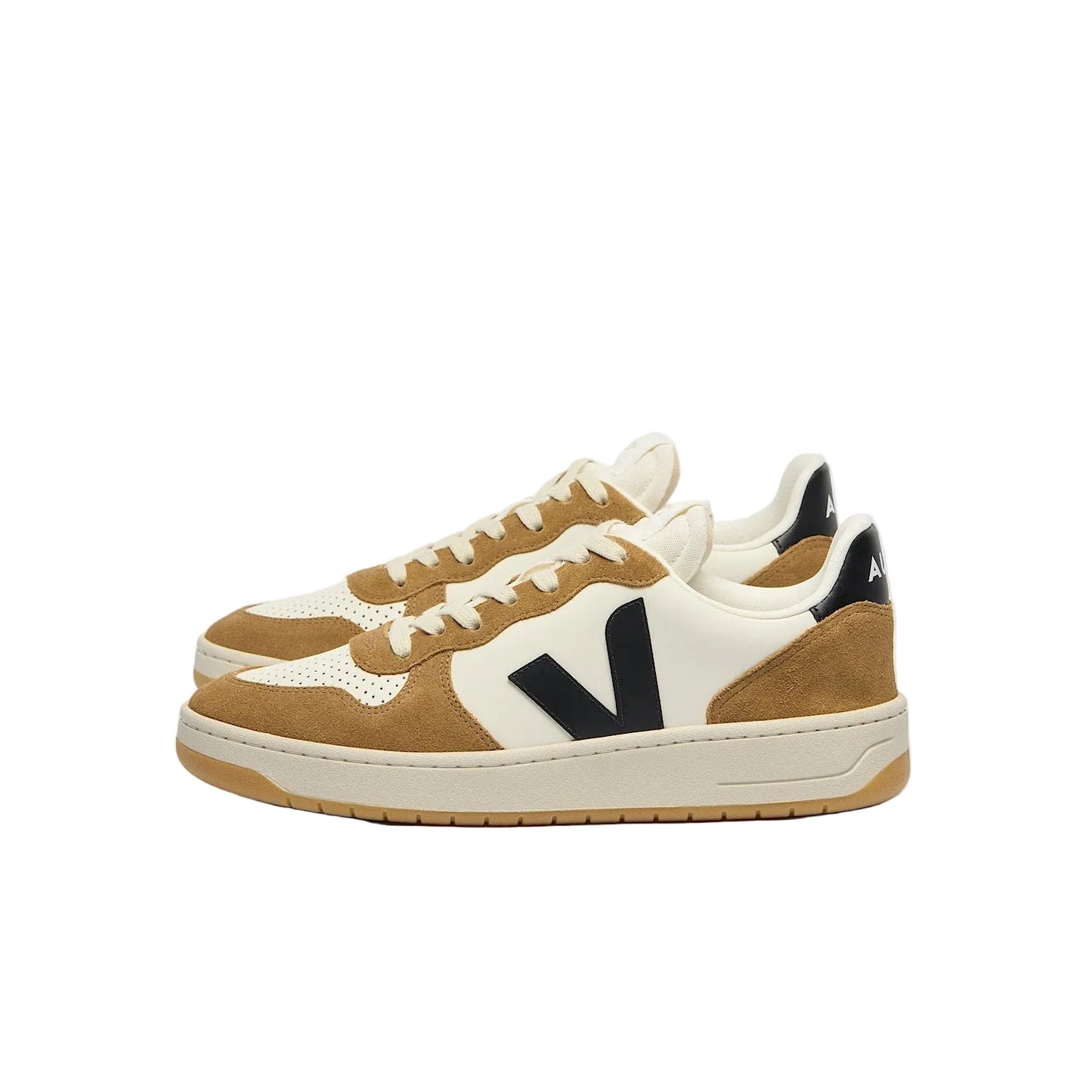 Veja Mens V 10 Prime Leather- Pure Black Tent
